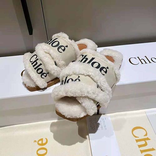 Chloe slides with brand box