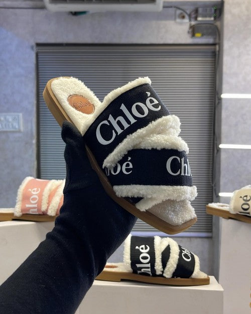 Chloe slides with brand box