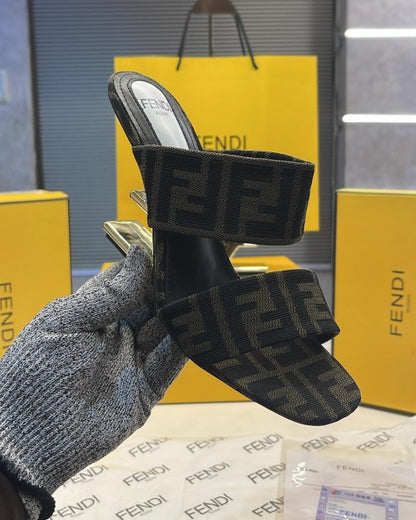 fendi women high hills sandal with brand box