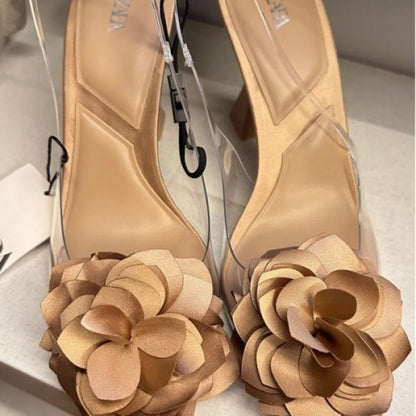 Zara hills sandal with brand box