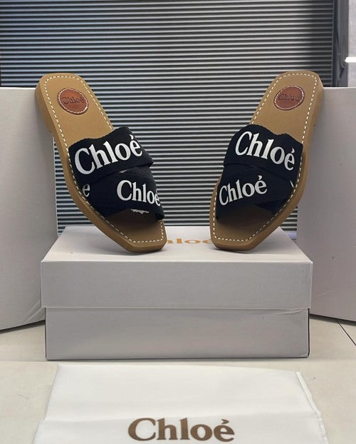 Chloe slides with brand box