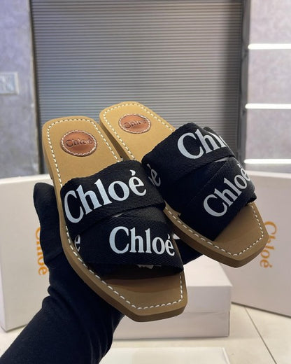 Chloe slides with brand box