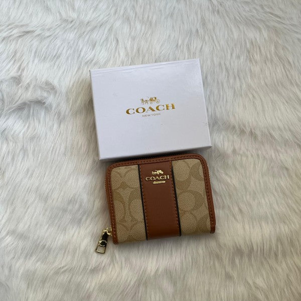 Coach mini wallet premium quality with box