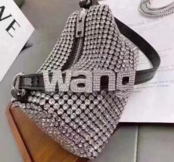 Alexander wang bling sling bag with box