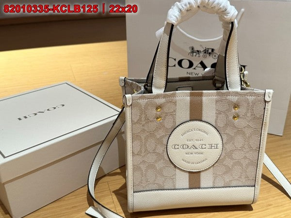 Coach dempsey carryall small bag with box