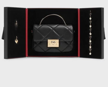 CHARLES &amp; KEITH HOBO BAG WITH OG BOX (PINK)