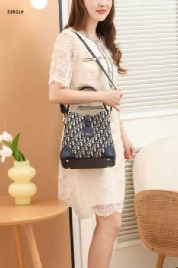 Christian Dior Bucket Sling Bag With Box Dust Bag Sling Belt