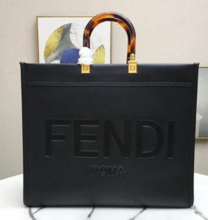 Fendi roma sunshine large size tote bag with dust cover