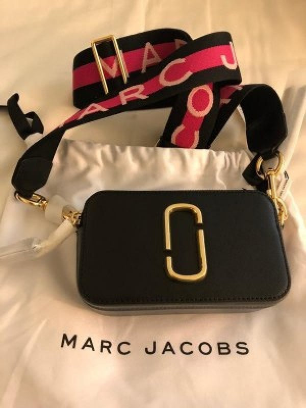 Marc Jacobs The Snap Shot Camera Sling Bag Black With Dust Bag &amp; OG Box