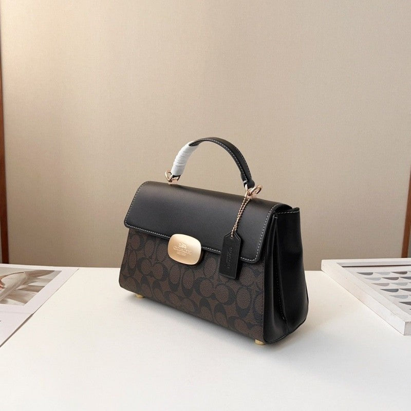 COACCH Eliza Top Handle In Signature Canvas