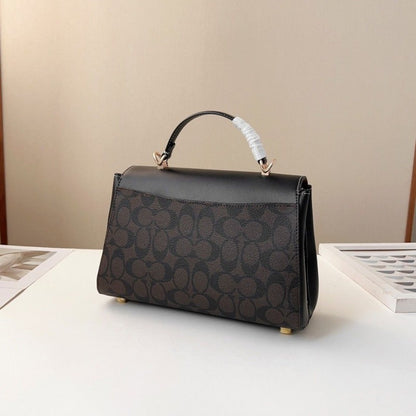 COACCH Eliza Top Handle In Signature Canvas