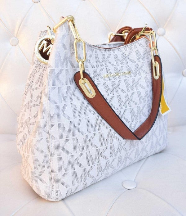 Leather Printed Michael Kors Ladies Handbag