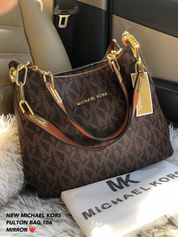 Leather Printed Michael Kors Ladies Handbag