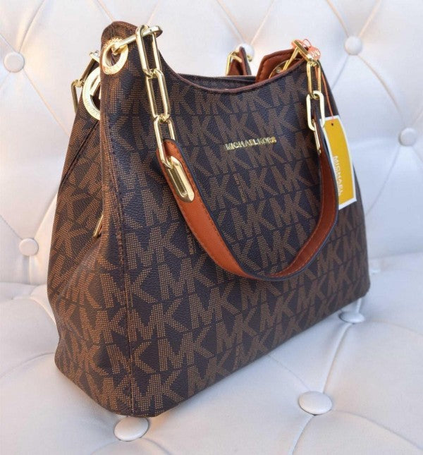 Leather Printed Michael Kors Ladies Handbag