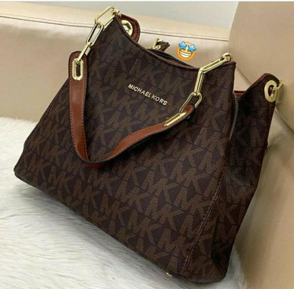 Leather Printed Michael Kors Ladies Handbag