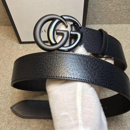 GUCCI GG FULL BLACK BELT WID OG BOX