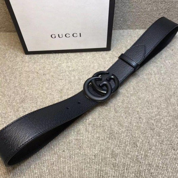 GUCCI GG FULL BLACK BELT WID OG BOX