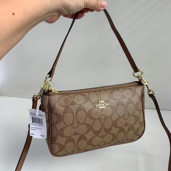 Coach messico signature sling bag premium quality with box