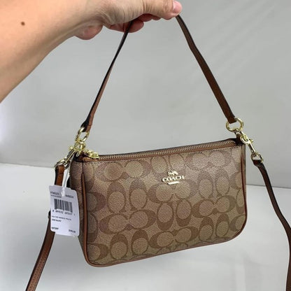 Coach messico signature sling bag premium quality with box