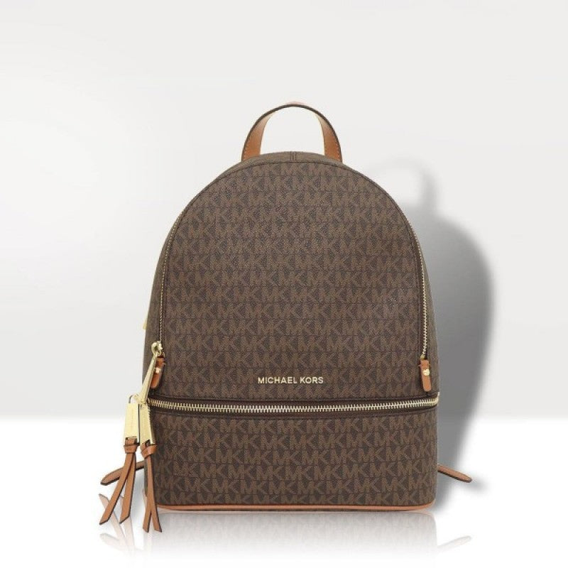 Michael Kors MK Rhea Backpack With Dust Bag Brown