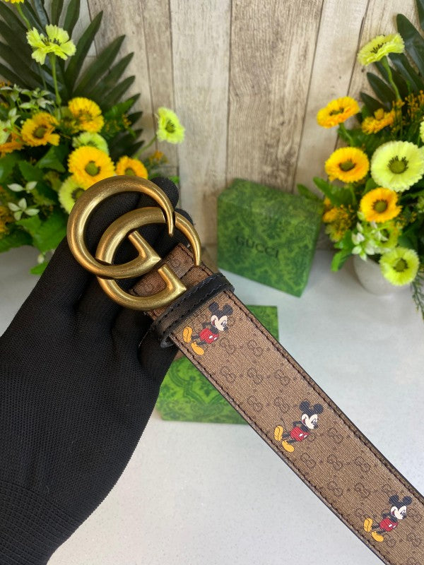 GUCCI MICKEY MOUSE BELT WID OG BOX