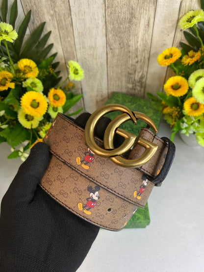 GUCCI MICKEY MOUSE BELT WID OG BOX