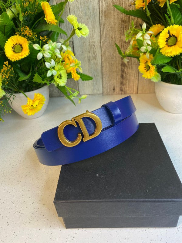 CD DIOR LADIES BELT WID OG BOX CARD