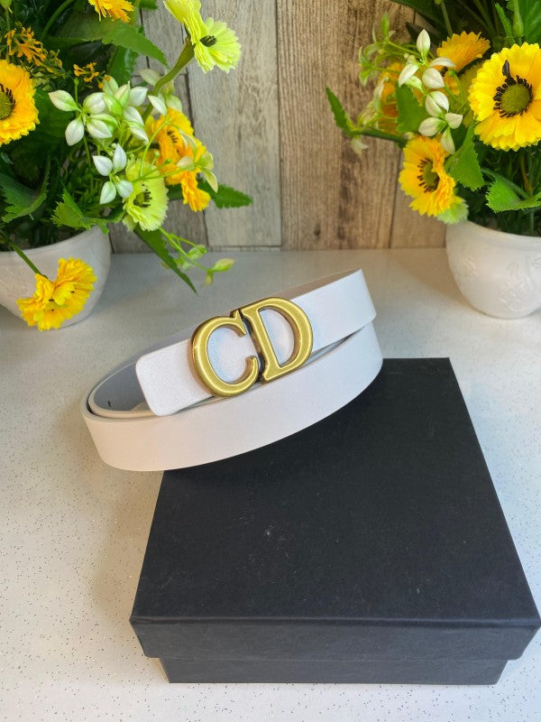 CD DIOR LADIES BELT WID OG BOX CARD