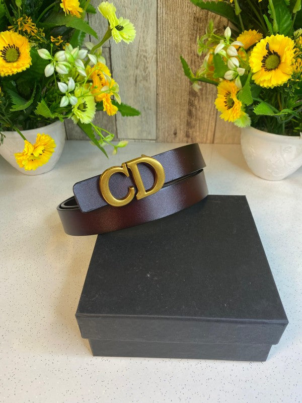 CD DIOR LADIES BELT WID OG BOX CARD