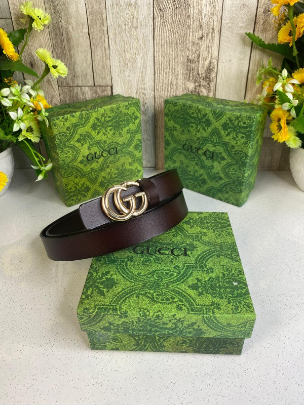 GUCCI LADIES BELT WID OG BOX CARD