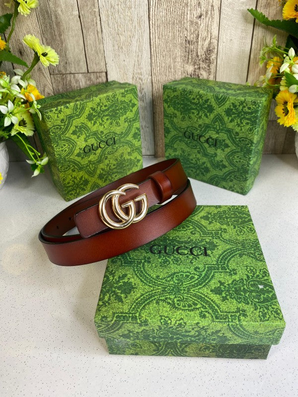 GUCCI LADIES BELT WID OG BOX CARD