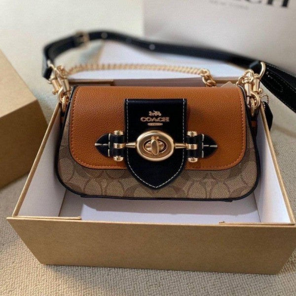 Coach brie sling bag premium quality with box