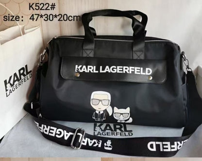 Karl lagerfeld duffle cum gym bag with dust bag