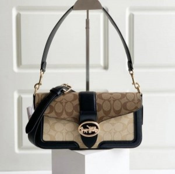 Coach Georgie Shoulder Bag With Orignal Folding Box