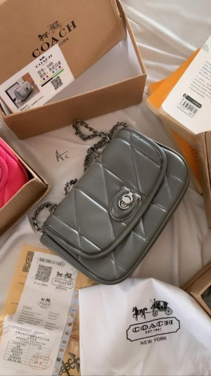 COACH TABBY PILLOW MINI PREMIUM QUALITY WITH OG BOX