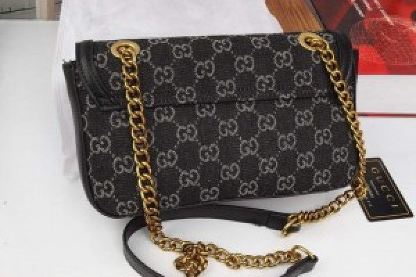 GUCCI GG MARMONT SHOULDER BAG WITH DUST BAG FOLDING BOX