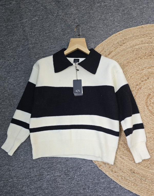 AX HALF ZIPPER SWEATER