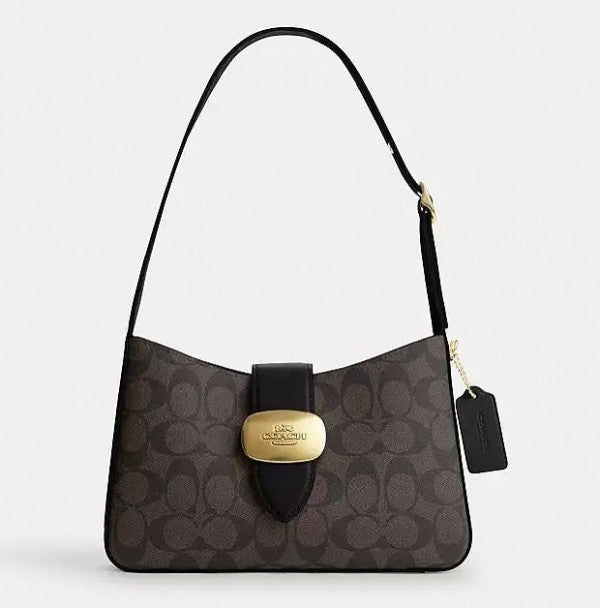 coach jacquard eliza bag with double box with premium quality