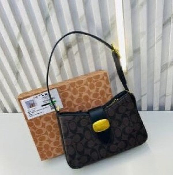 coach jacquard eliza bag with double box with premium quality