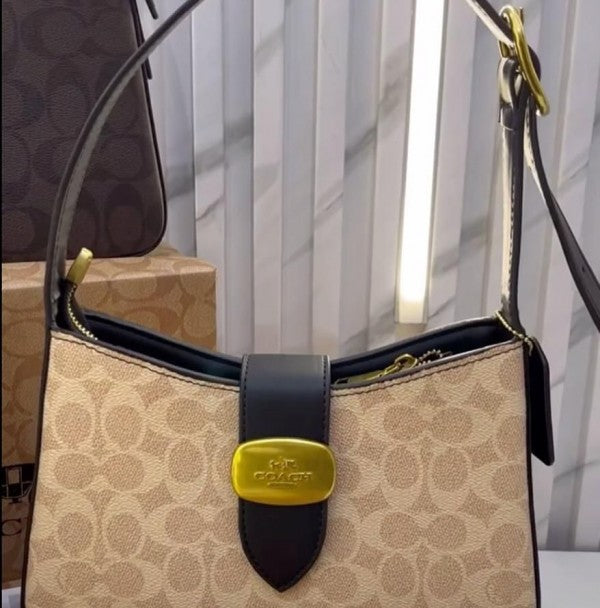 coach jacquard eliza bag with double box with premium quality