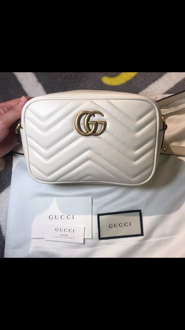 Gucci marmont mini bag with dust cover