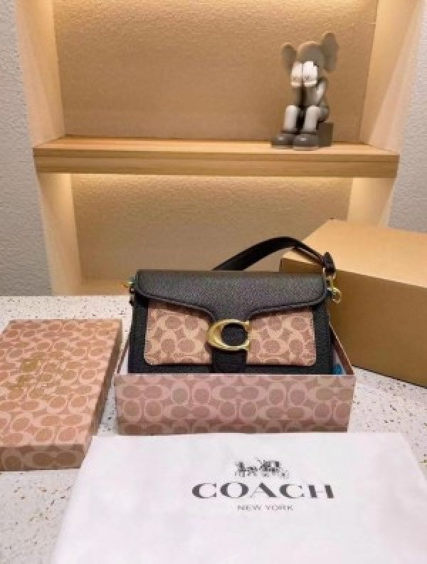 Coach Tabby SIG CC eather shoulder bag with box