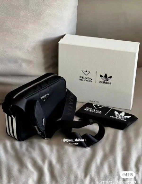 PRADA X ADIDAS UNISEX SLING BAG WITH BOX