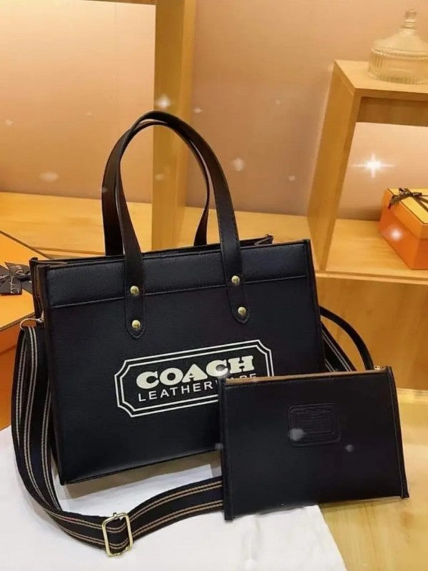 Coach Tabby SIG CC leather shoulder bag with box