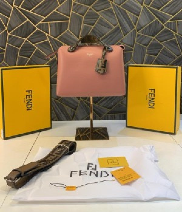 fendi by the way boston bag with box and dust