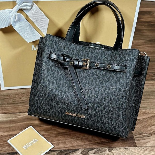 MICHAEL KORS MIRROR EMILIA LOGO MINI TOTE BAG WITHOUTBOX