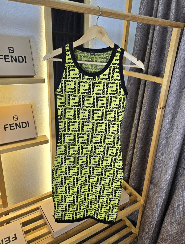 Fendi Women Sleeve Less Dress