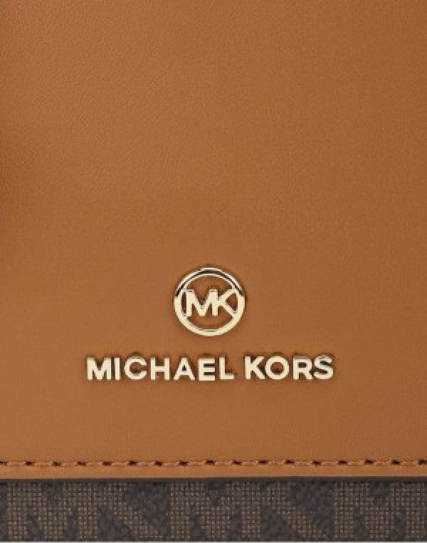 MICHAEL KORS logo print Maeve crossbody with box