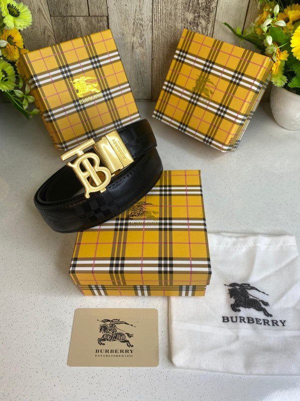 BURBERRY REVERSE BELT WID ALL OG ACCESSORIES