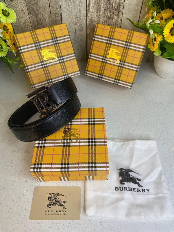 BURBERRY REVERSE BELT WID ALL OG ACCESSORIES